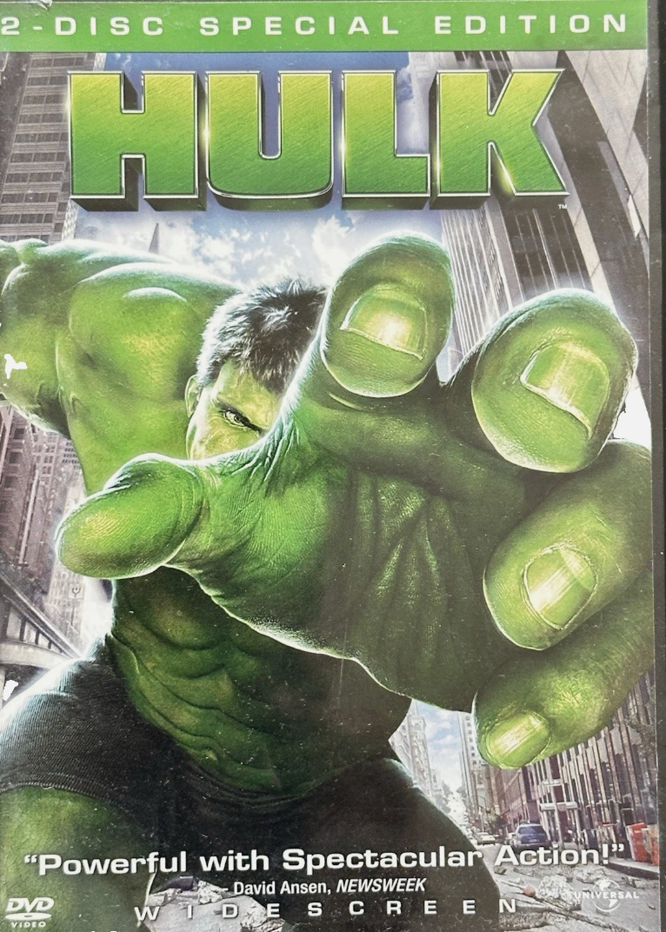 Hulk DVD 2003 2-Disc Special Edition Eric Bana Ang Lee Marvel Action Sci-Fi